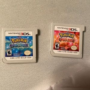 nintendo 3DS pokémon games!